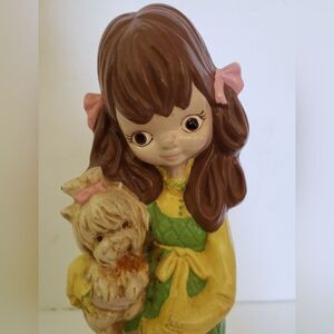 Girl with Dog  